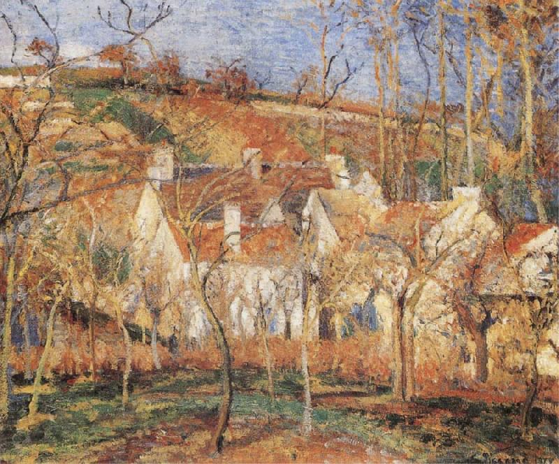 Camille Pissarro Red Roofs